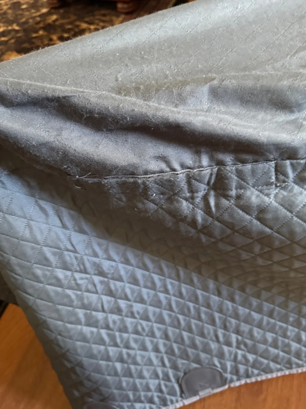 Gray Quilted Dog Car Seat Cover for Pets - Waterproof Backseat Protector